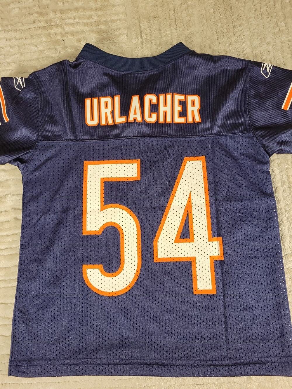Reebok Brian Urlacher Chicago Bears Football Jersey Youth Small Boys kids 8